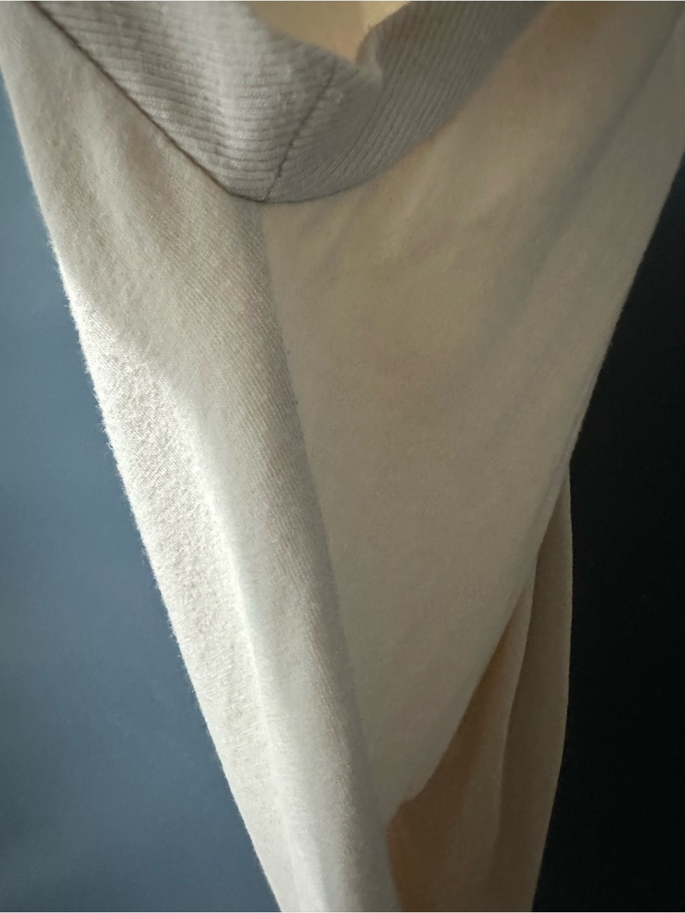 Brunello Cucinelli Cream Draped Cowl Short-Sleeve Top - Picture 6 of 8